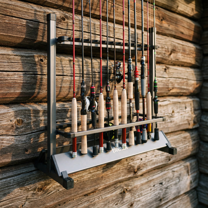 Aluminum Fishing Rod Rack (24 Rods)