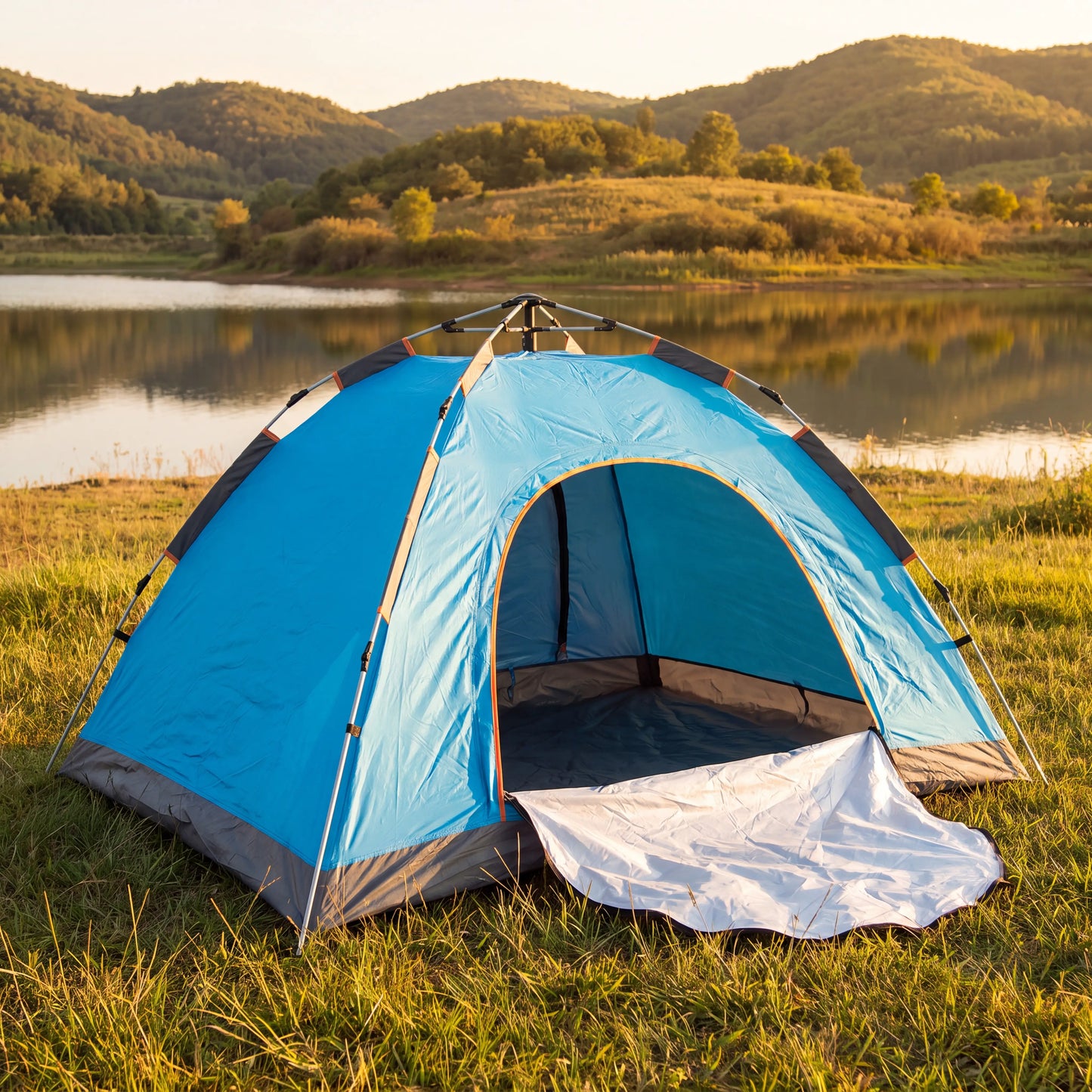 Automatic Folding Tent — lifestyle
