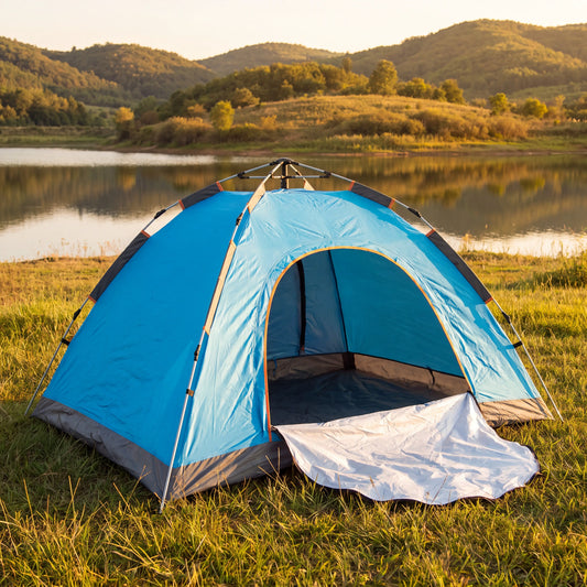 Automatic Folding Tent — lifestyle