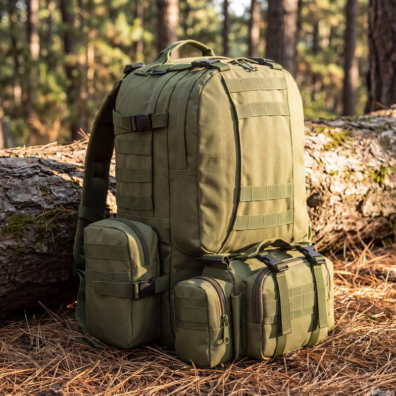 Oxford Cloth Outdoor Camping Backpack photo 2
