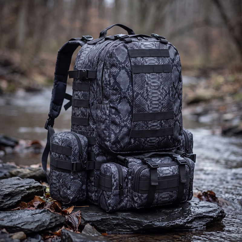 Oxford Cloth Outdoor Camping Backpack photo 4