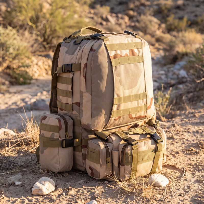 Oxford Cloth Outdoor Camping Backpack photo 5