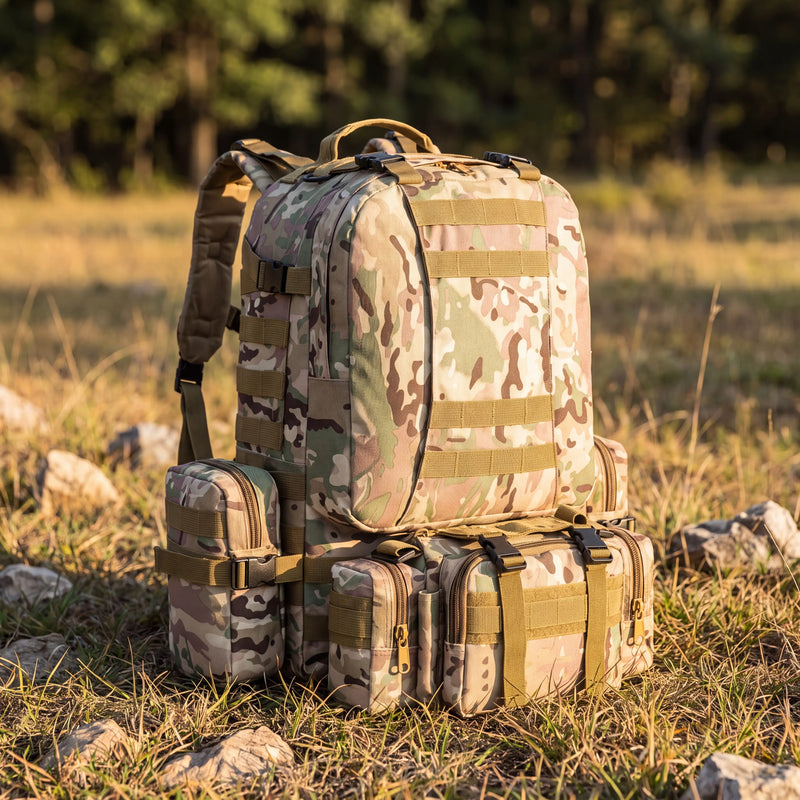 Oxford Cloth Outdoor Camping Backpack photo 6