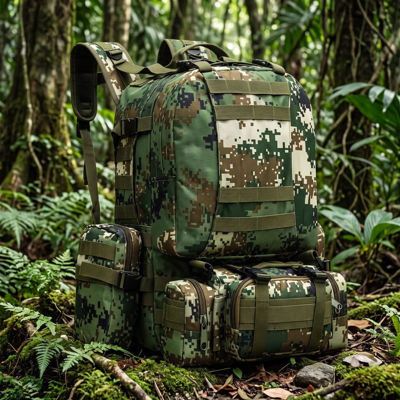 Tactical Oxford Outdoor Camping Backpack photo 9