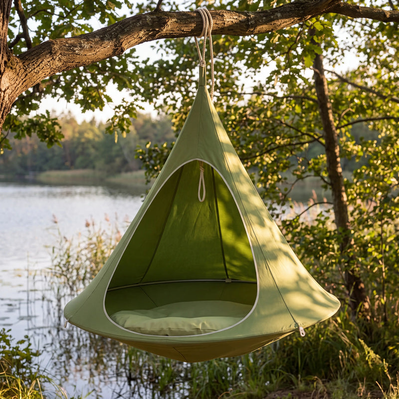 Outdoor Air Hanging Hammock Tent Cone Chair photo 2