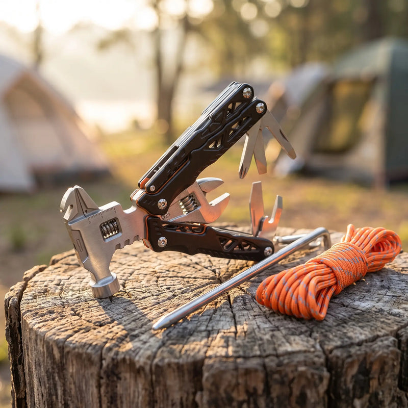 Outdoor Camping Multifunctional Folding Claw Hammer photo 2
