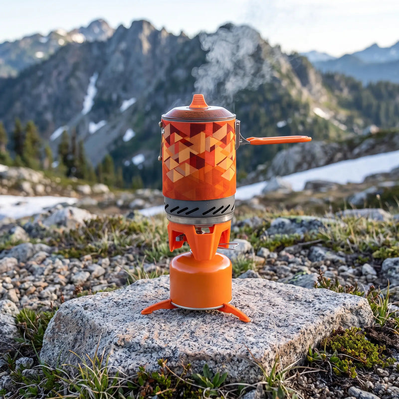 Outdoor Heat-Exchange Camping Pot photo 2
