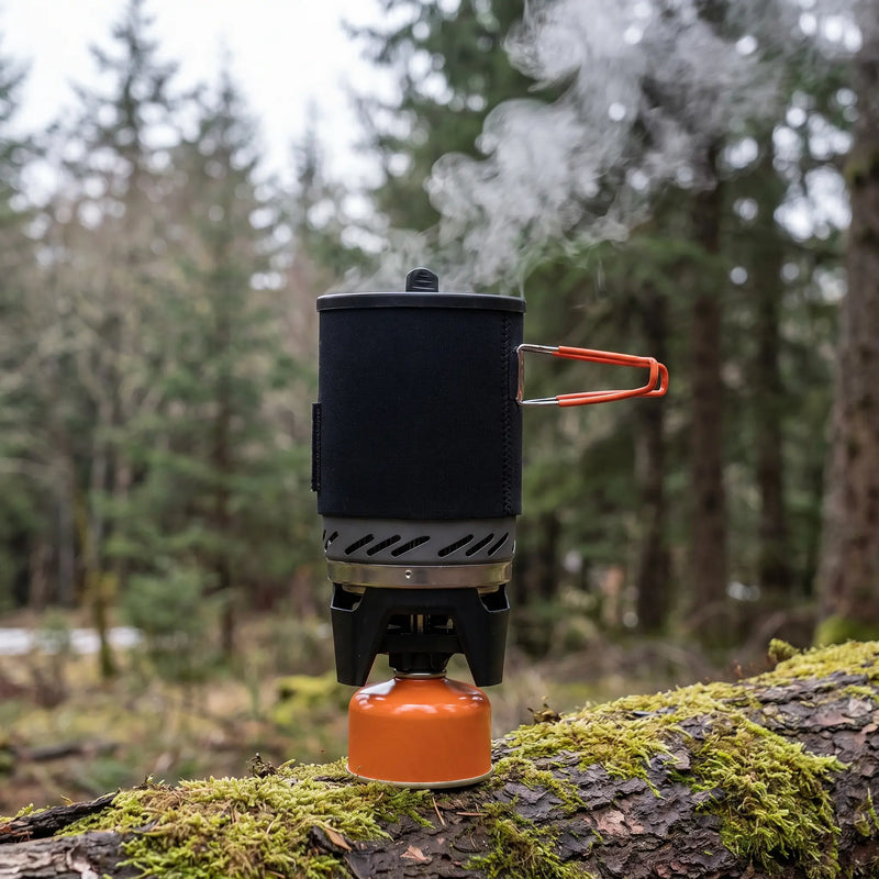 Outdoor Heat-Exchange Camping Pot photo 3