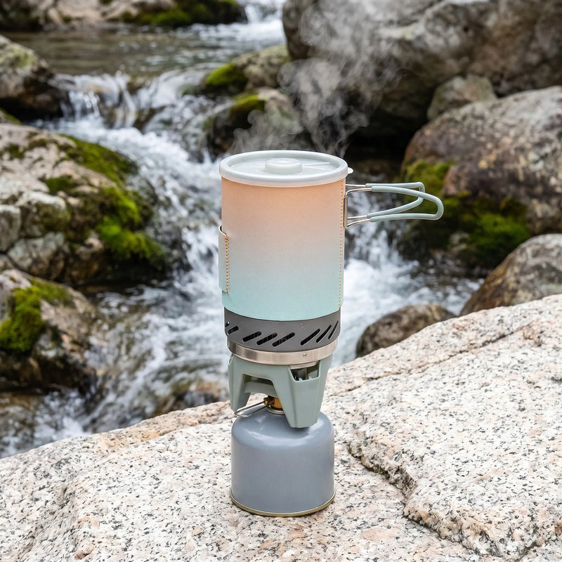 Outdoor Heat-Exchange Camping Pot photo 4