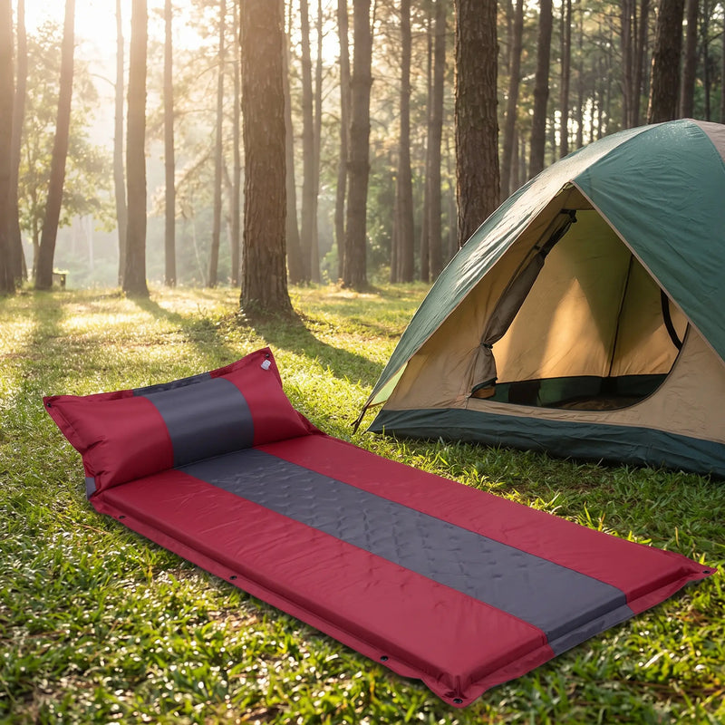 Inflatable Camping Ground Mat photo 3