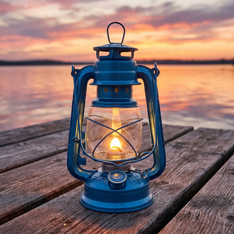 Vintage Camping Oil Lantern photo 5