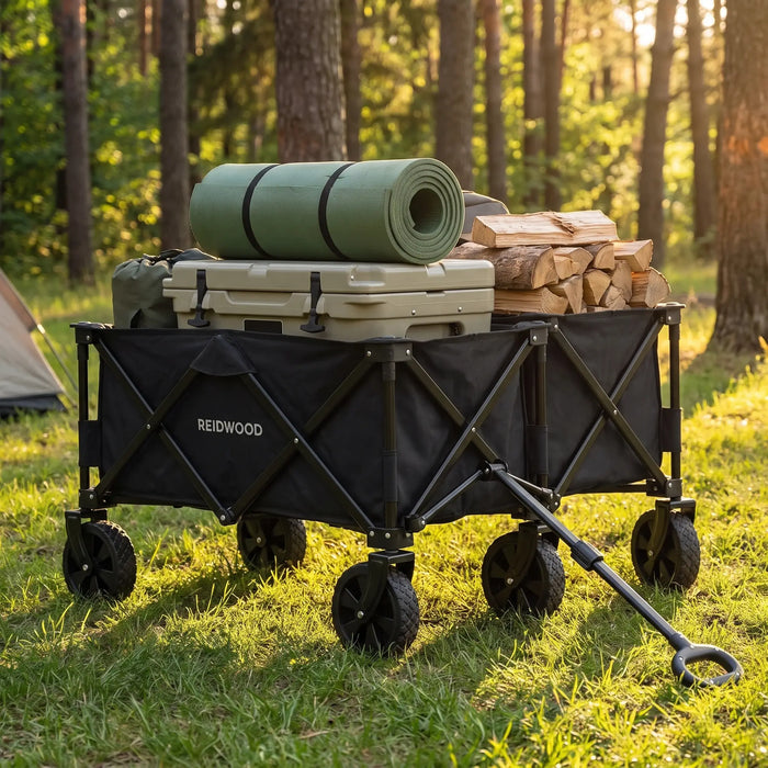 Folding Camping Wagon, 380 lb All-Terrain