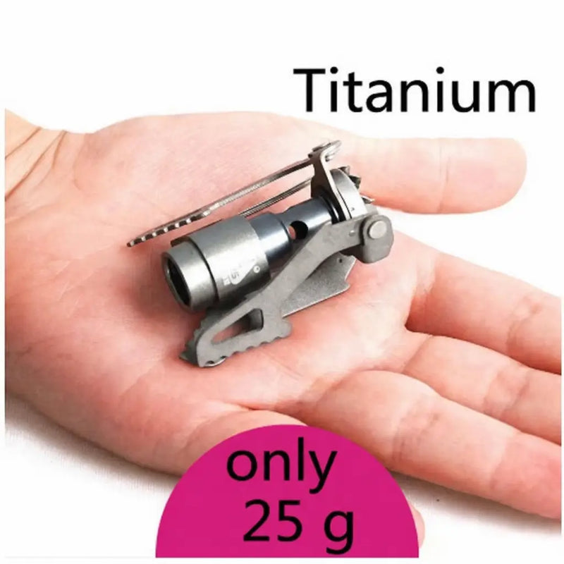 Titanium Mini Camping Stove Burner photo 4