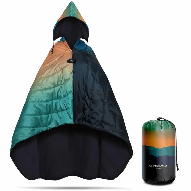 Wearable Hooded Camping Blanket photo 2