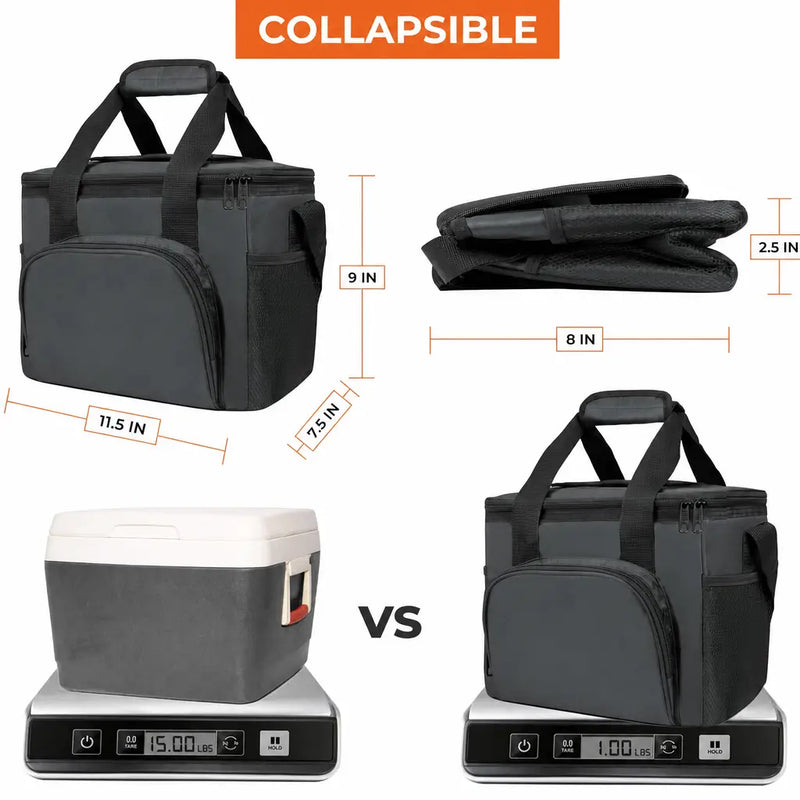 Insulated Soft Cooler Bag, 18 Cans photo 3