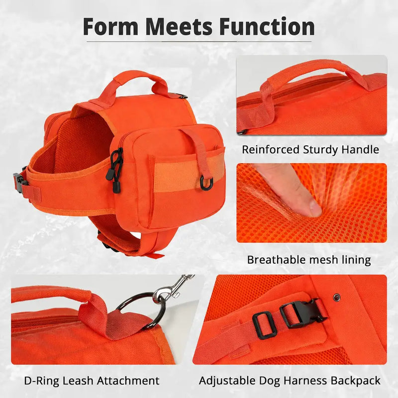 Tactical Dog Hiking Backpack & Saddle Bag photo 7