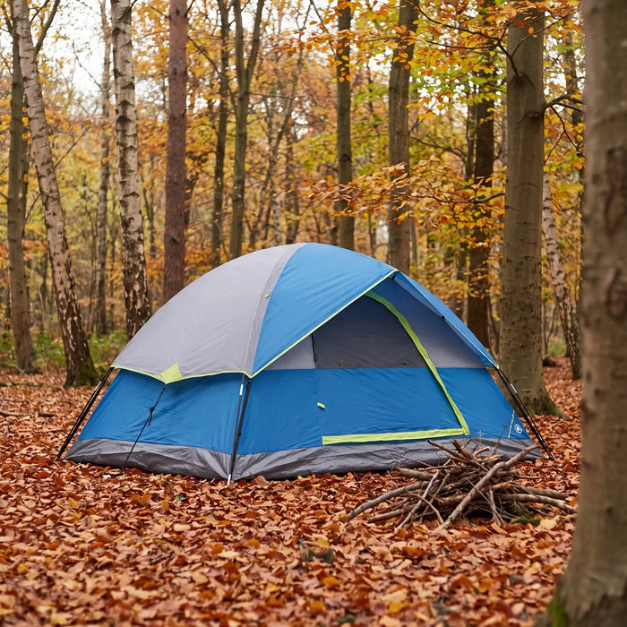 Lightweight 2 or 4 Person Dome Tent, 5.8 lb