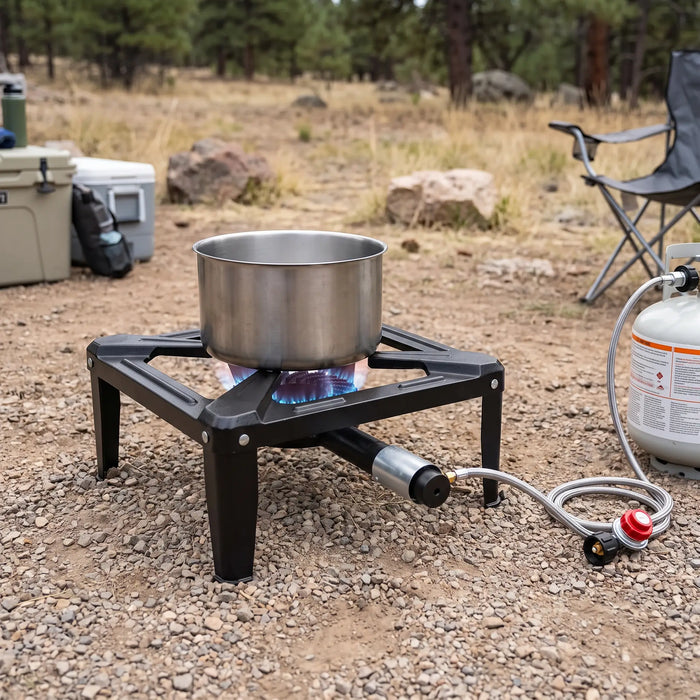 High-Pressure Single Propane Burner 60K/120K BTU