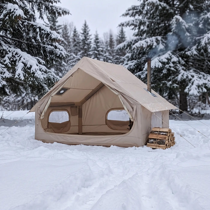 4-6 Person Inflatable Tent with Stove Jack