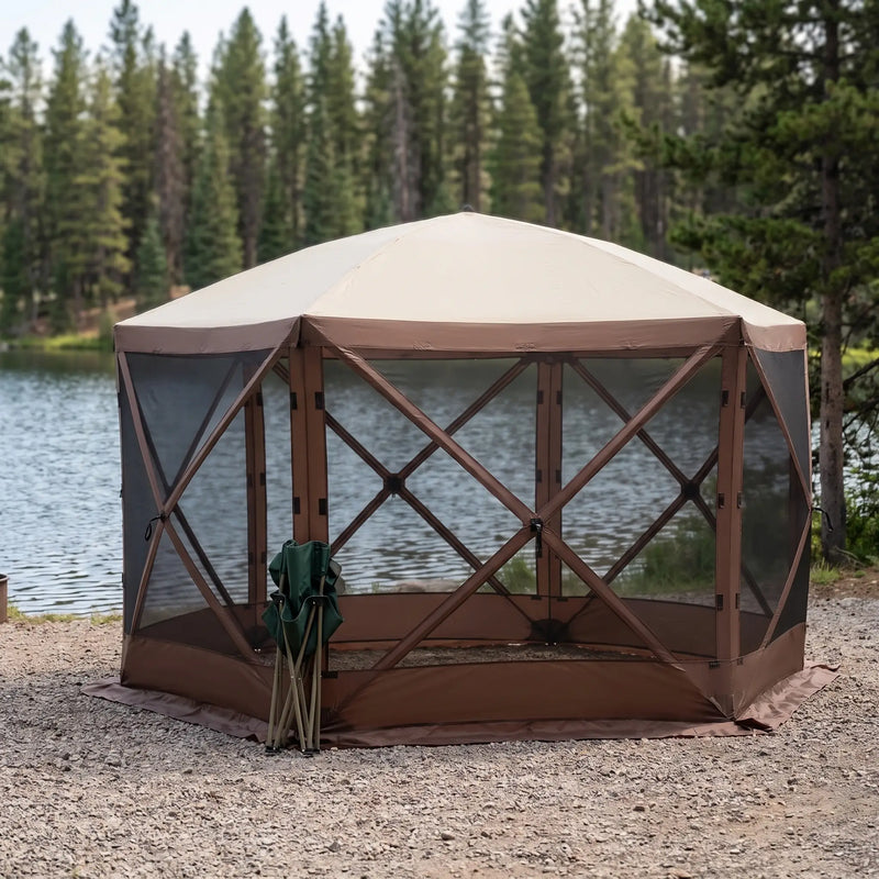 6-Sided Pop-Up Screen Gazebo, 6 to 12.5 ft photo 10