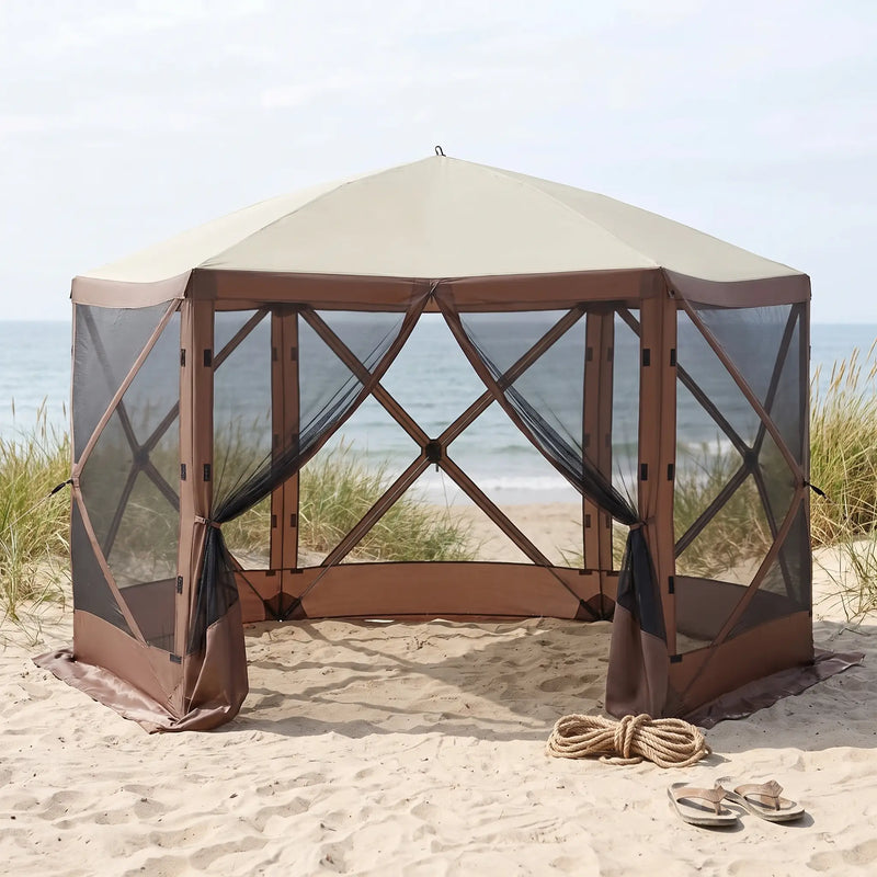 6-Sided Pop-Up Screen Gazebo, 6 to 12.5 ft photo 12