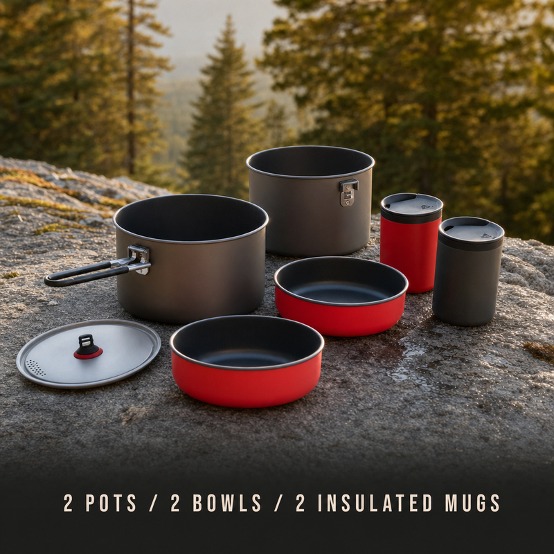 2-Pot Camping Cook Set photo 2