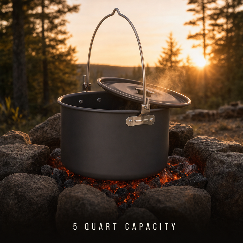 Portable Camping Cooking Pot photo 3