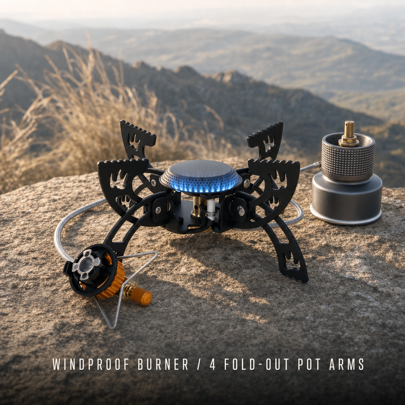 Camping Stoves Windproof Portable Propane Backpack photo 2