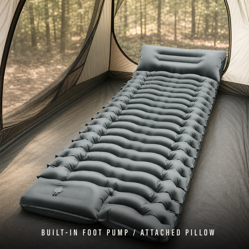 Ultralight Camping Sleeping Pad with Pillow photo 2