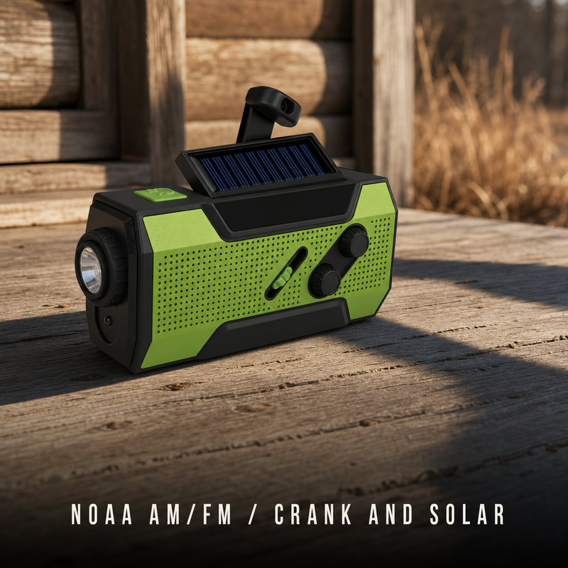 Emergency Hand Crank Weather Radio photo 2