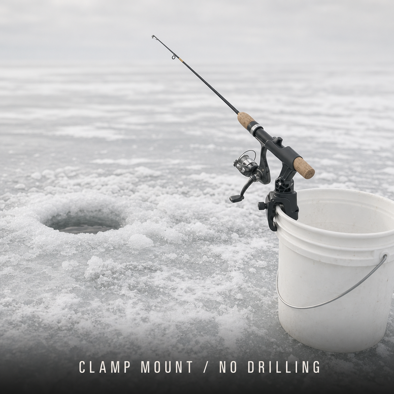 Ice Fishing Bucket Rod Holder photo 2