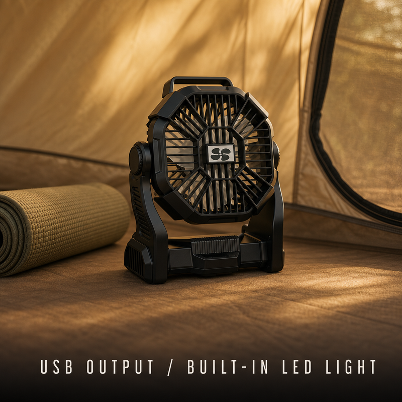 Portable Outdoor Rechargeable Camping Fan photo 3