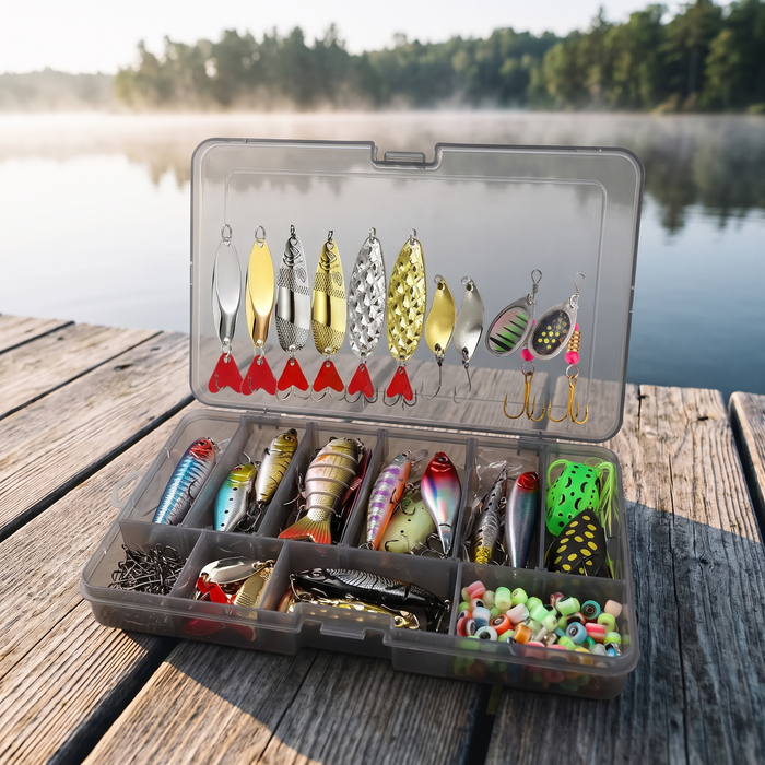 Hard Bait Fishing Lure Kit, 45 to 224 Pieces