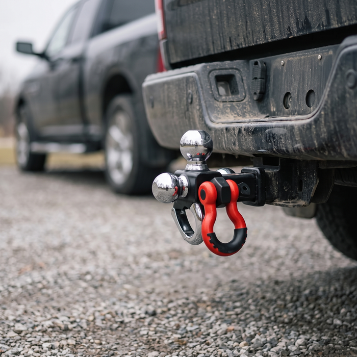 TYT Adjustable Tri-Ball Trailer Hitch, 2 Inch Receiver
