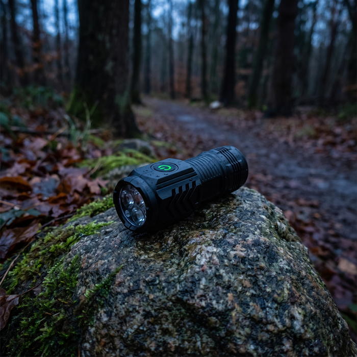Mini Tactical Flashlight, 3-Core LED Rechargeable