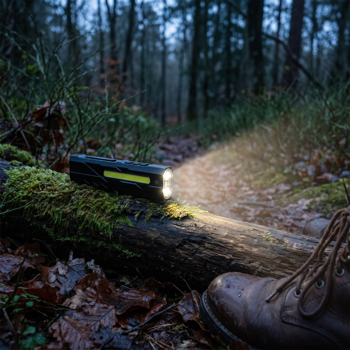 WARSUN T9 EDC Flashlight, 1500 Lumens, USB-C Rechargeable