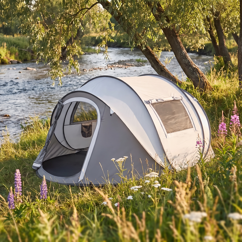Throw-Open Pop-Up Tent for 2 to 8 People photo 7