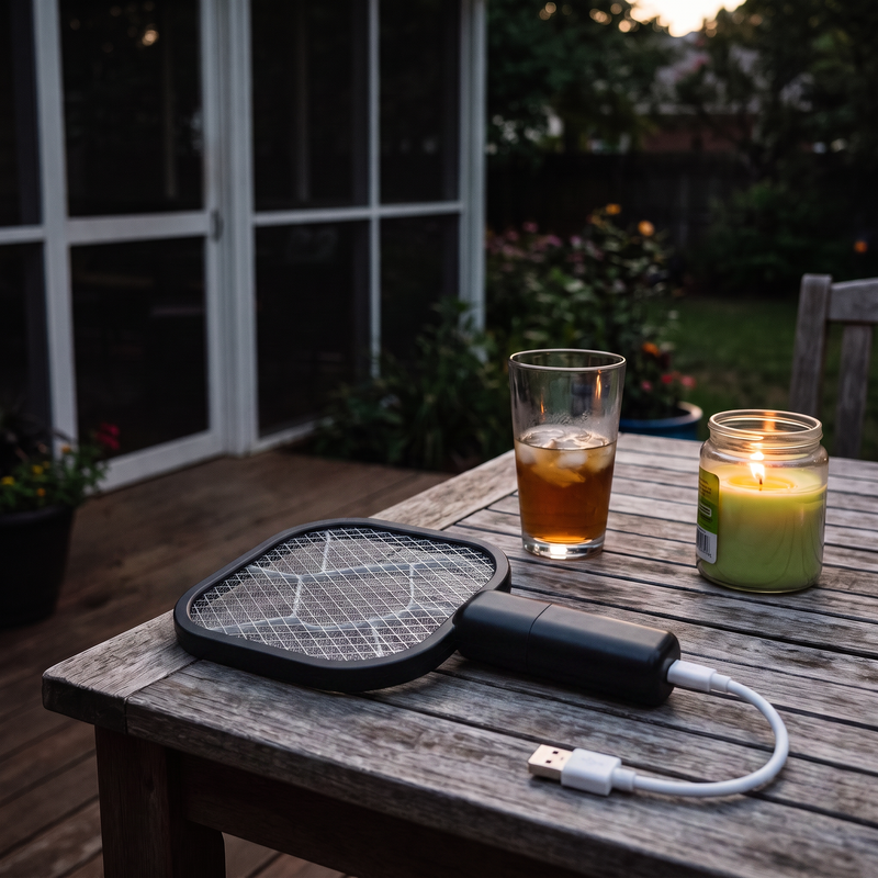 USB Electric Mosquito Swatter with UV Bug Zapper photo 7