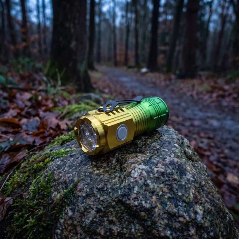 Mini Tactical Flashlight, 3-Core LED Rechargeable photo 6