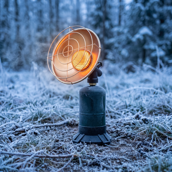 Portable Propane Heater, 6,500 BTU Tank Top Camping Heater