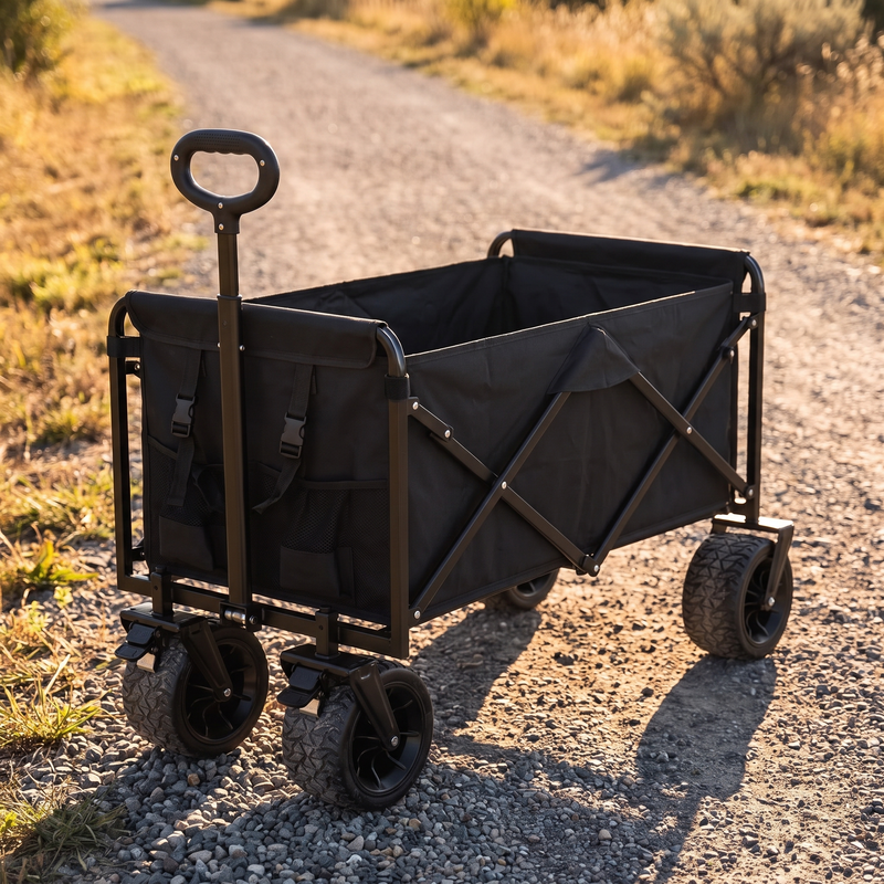 Collapsible Wagon Cart with All Terrain Wheels, Heavy Duty photo 3