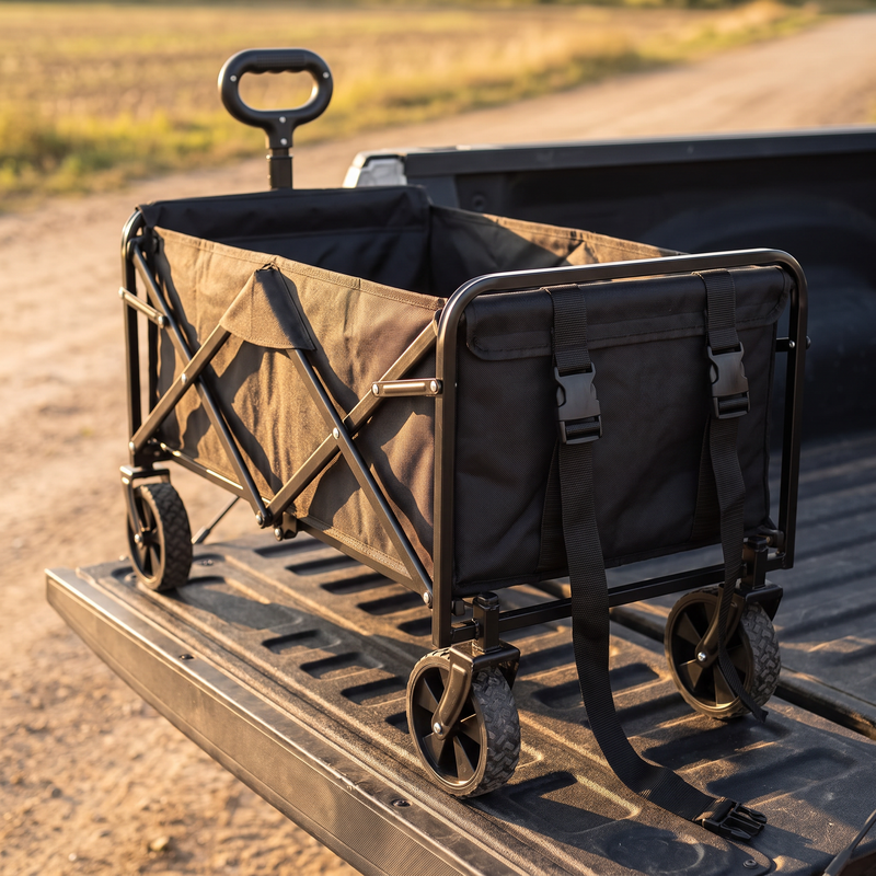 Collapsible Wagon Cart with All Terrain Wheels, Heavy Duty photo 2