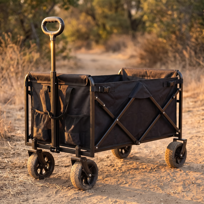 Collapsible Wagon Cart with All Terrain Wheels, Heavy Duty