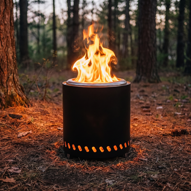 Smokeless Tabletop Fire Pit, 304 Stainless with Carry Bag photo 2