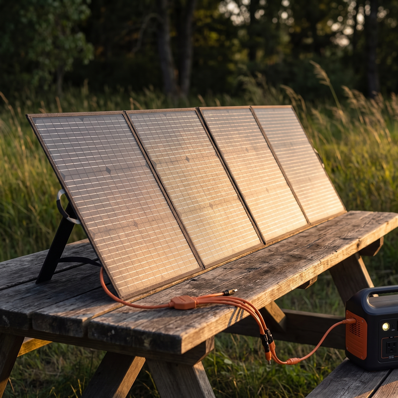 Portable Foldable Solar Panel for Power Stations, 110W to 400W photo 2