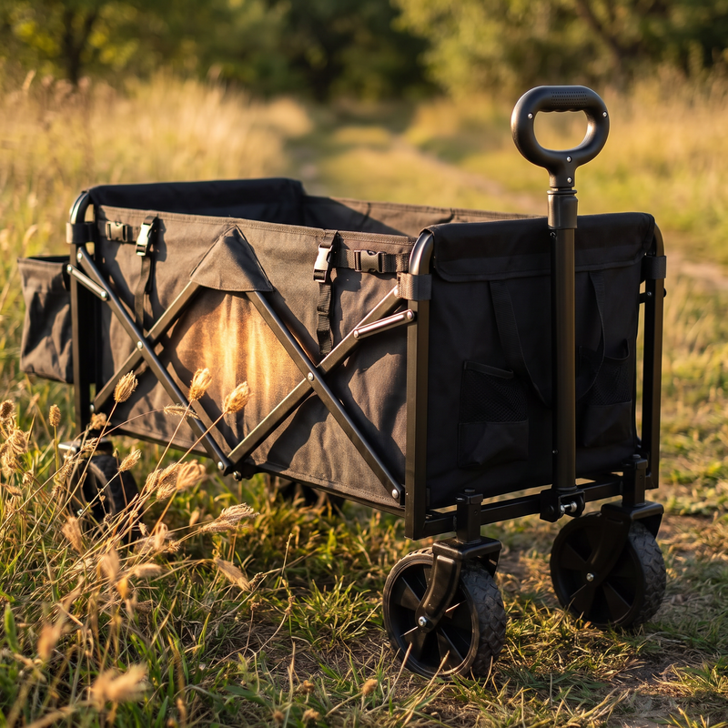 Collapsible Wagon Cart with All Terrain Wheels, Heavy Duty photo 4