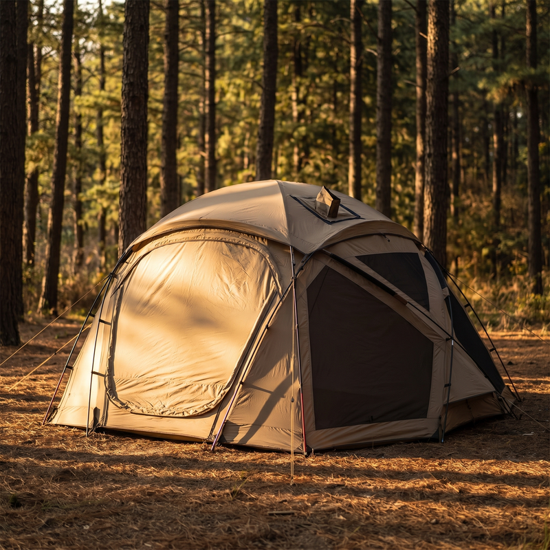 4-Season Hot Tent with Stove Jack, 1 to 6 Person Sizes photo 4