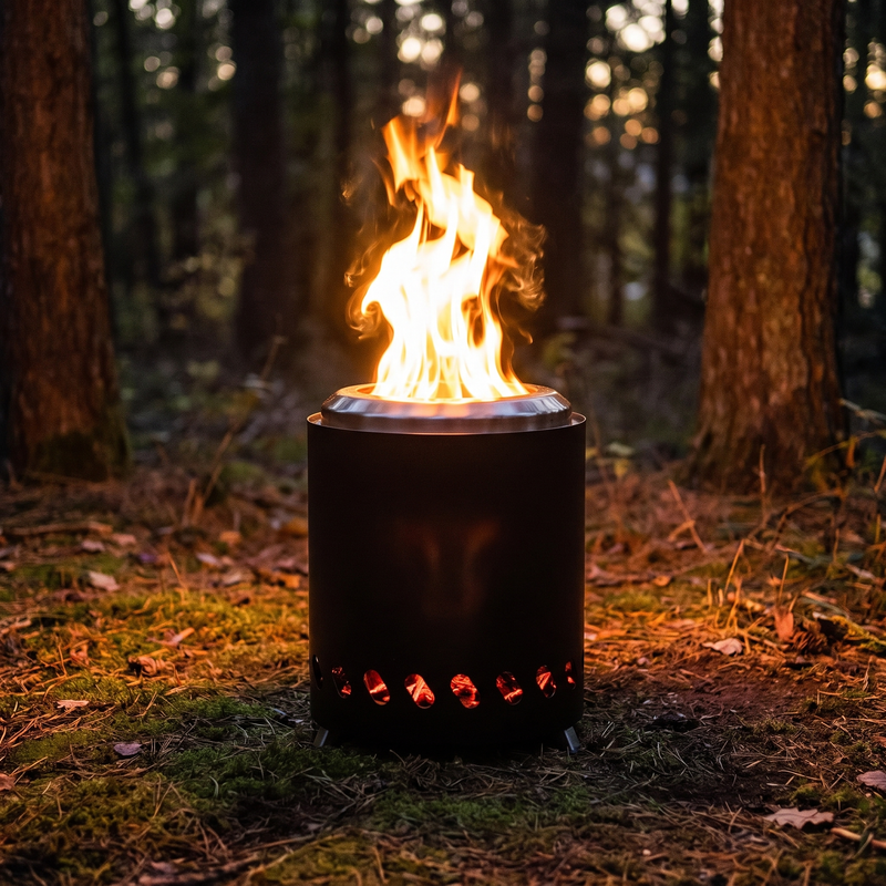 Smokeless Tabletop Fire Pit, 304 Stainless with Carry Bag photo 8