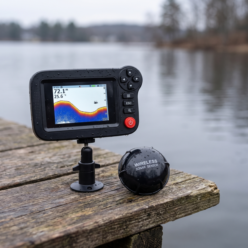 Portable Handheld Fish Finder with Sonar and LCD Display photo 2