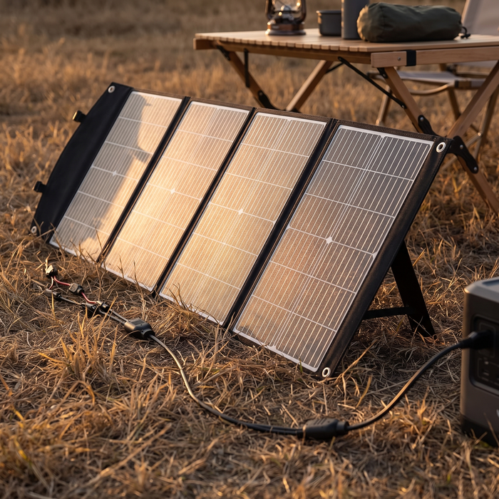 Foldable Portable Solar Panel, 100W to 410W with USB and MC4